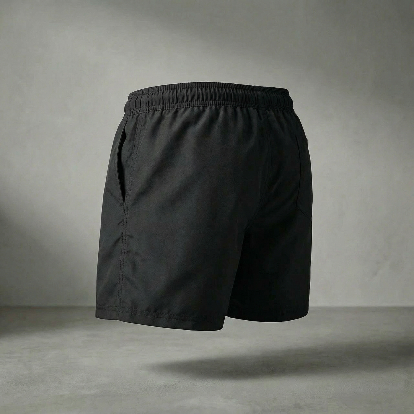 Black Quick-Dry Swim Shorts