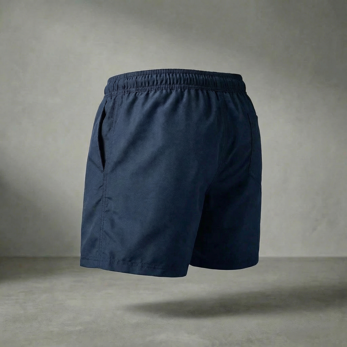 Navy Blue Quick-Dry Swim Shorts