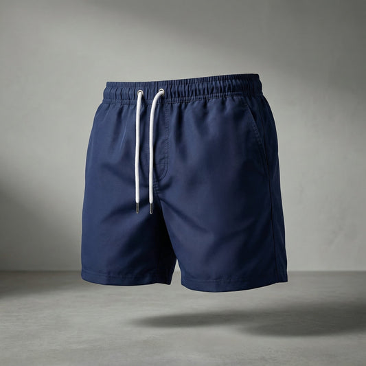 Navy Blue Quick-Dry Swim Shorts